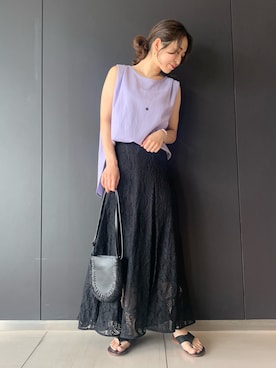 takaokaさん（レディース・158cm）の夏コーディネート