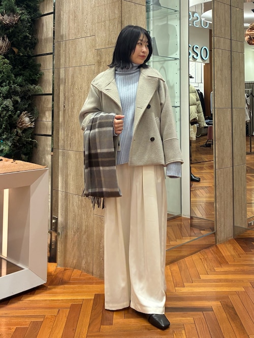 セール】マシーンウォッシュ ワイドリブニット（ニット/セーター