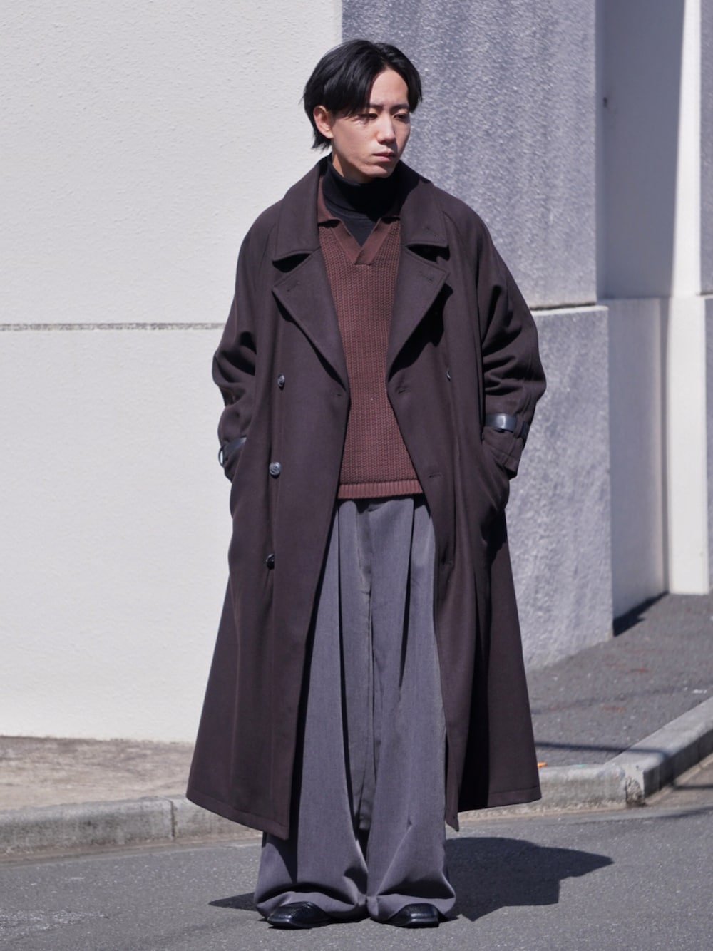 CASPER JOHN（キャスパージョン）の「Wool melton over coat