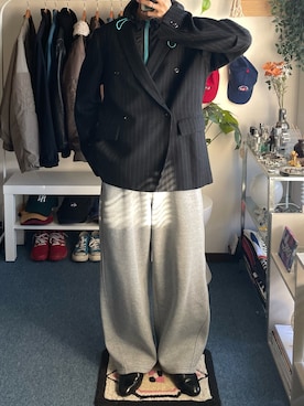 「アイテム（テーラードジャケット）」を使った、Yuma.さん（メンズ・168cm・20代）の冬コーディネート