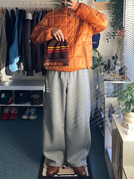 「アイテム（ニットキャップ/ビーニー）」を使った、Yuma.さん（メンズ・168cm・20代）の冬コーディネート