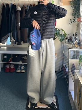 「アイテム（スウェットパンツ）」を使った、Yuma.さん（メンズ・168cm・20代）の冬コーディネート