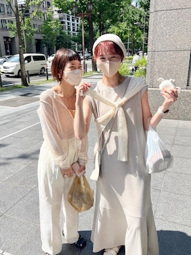 「kastane_ootd」｜なんぼ みなみさん（レディース・165cm）の夏コーディネート