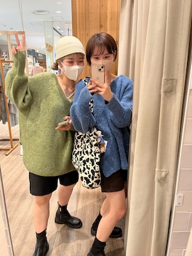 「ミニ丈コーデ」｜なんぼ みなみさん（レディース・165cm）の秋コーディネート