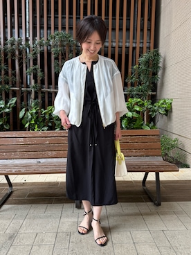 「NOLLEY’S（ノーリーズ）のアイテム（アクセサリー）」を使った、suzukumaさん（レディース・155cm）の春コーディネート