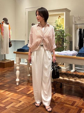 「NOLLEY’S（ノーリーズ）のアイテム（アクセサリー）」を使った、suzukumaさん（レディース・155cm）の春コーディネート