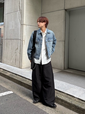 樋渡樹季さん（メンズ・172cm・20代）の秋コーディネート