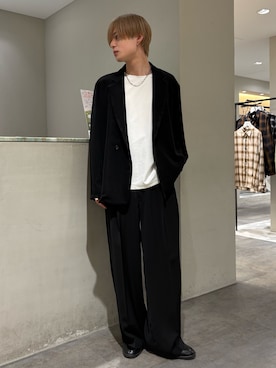 「Lui's（ルイス）のアイテム（ジャケット/アウター）」を使った、樋渡樹季さん（メンズ・172cm）の春コーディネート