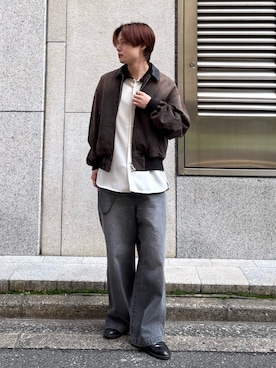 樋渡樹季さん（メンズ・172cm）の春コーディネート