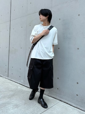 「ショーツスタイル」｜樋渡樹季さん（メンズ・172cm）の夏コーディネート