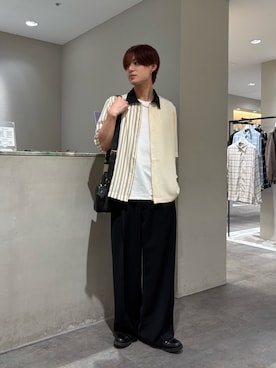 「シルバーアクセサリー」｜樋渡樹季さん（メンズ・172cm・20代）の秋コーディネート