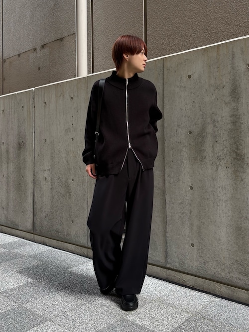 ダブルクロス2タックワイドスラックス（スラックス）｜Lui's（ルイス