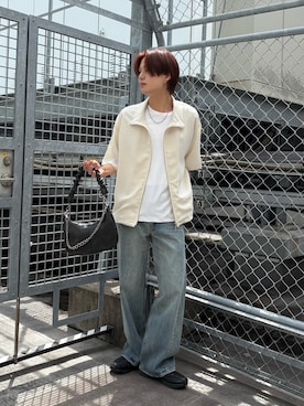 「Lui's（ルイス）のアイテム（シャツ/ブラウス）」を使った、樋渡樹季さん（メンズ・172cm）の夏コーディネート