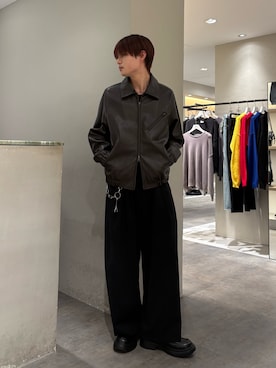 樋渡樹季さん（メンズ・172cm）の冬コーディネート