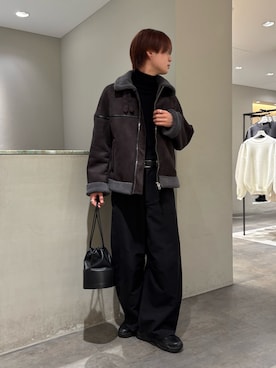 樋渡樹季さん（メンズ・172cm）の冬コーディネート