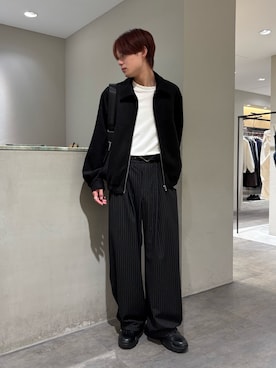 「アイテム（その他シューズ）」を使った、樋渡樹季さん（メンズ・172cm・20代）の秋コーディネート