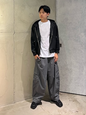 「tk.TAKEO KIKUCHI（ティーケータケオキクチ）のアイテム（シューズ）」を使った、ゆーさんさん（メンズ・180cm）の秋コーディネート