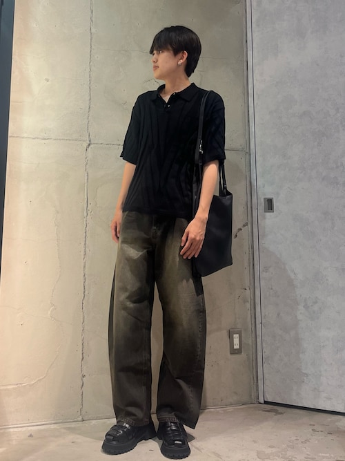 バレルデニムパンツ