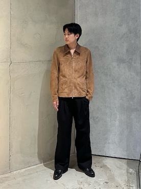 「tk.TAKEO KIKUCHI（ティーケータケオキクチ）のアイテム（シューズ）」を使った、ゆーさんさん（メンズ・180cm）の秋コーディネート