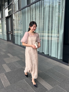 「Dorry Doll（ドリードール）のアイテム（ドレス）」を使った、aoiさん（レディース・165cm）の春コーディネート