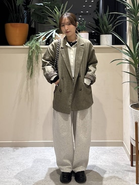 友合亜さん(レディース・156cm)の冬コーディネート