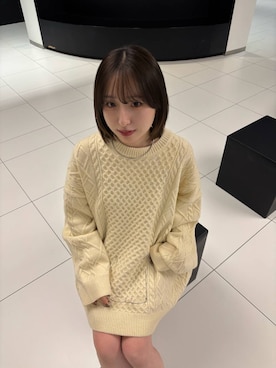 「アイテム（チョーカー）」を使った、　友合亜さん（レディース・156cm・20代）の冬コーディネート