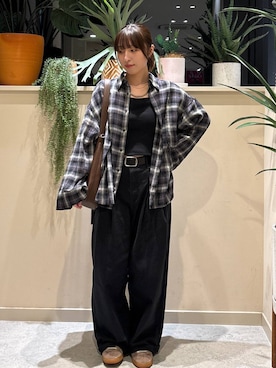 「アイテム（キャミソール）」を使った、　友合亜さん（レディース・156cm・20代）の夏コーディネート