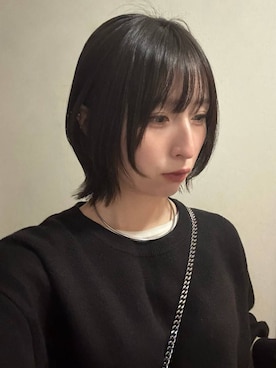 「アイテム（チョーカー）」を使った、　友合亜さん（レディース・156cm・20代）の秋コーディネート