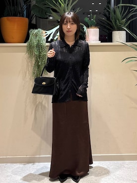 「アイテム（パンプス）」を使った、　友合亜さん（レディース・156cm・20代）の秋コーディネート