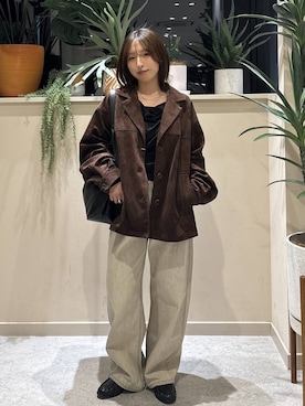 友合亜さん(レディース・156cm)の冬コーディネート