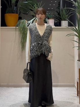 　友合亜さん（レディース・156cm・20代）の秋コーディネート