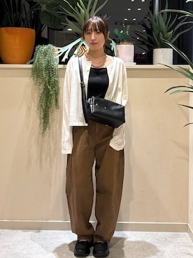 「アイテム（キャミソール）」を使った、　友合亜さん（レディース・156cm・20代）の夏コーディネート