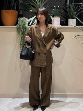 「アイテム（パンプス）」を使った、　友合亜さん（レディース・156cm・20代）の秋コーディネート