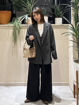 友合亜さん(レディース・156cm)の冬コーディネート