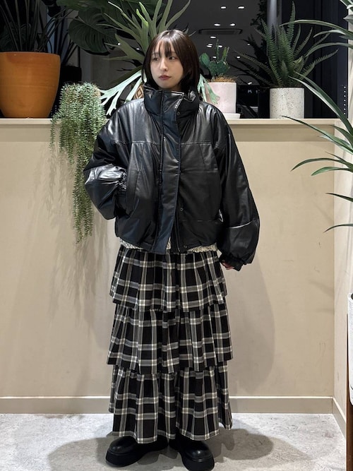 レザーモンスターショートコート 580468（ブルゾン）｜LOWRYS FARM