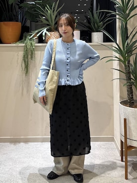 　友合亜さん（レディース・156cm）の冬コーディネート