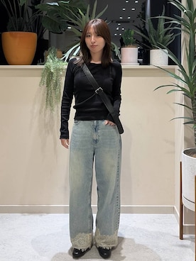 「ナチュラル」｜　友合亜さん（レディース・156cm）の秋コーディネート