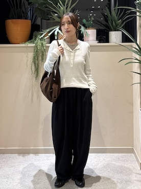 　友合亜さん（レディース・156cm）の冬コーディネート