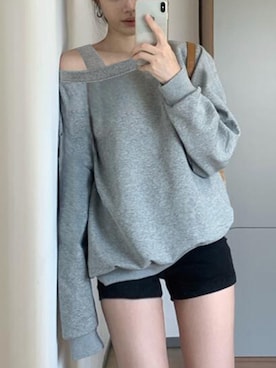 「アイテム（スウェット）」を使った、additionstoreさん（レディース・162cm）の秋コーディネート