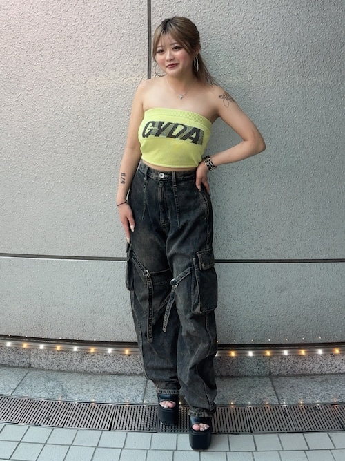 GYDA ニットベアトップス
