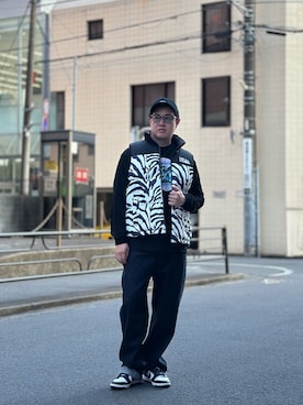 「アイテム（ダウンベスト）」を使った、firstdownkichijojiさん（メンズ・175cm）の秋コーディネート