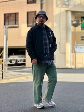 「FIRST DOWN（ファーストダウン）のアイテム（帽子）」を使った、firstdownkichijojiさん（メンズ・175cm）の秋コーディネート