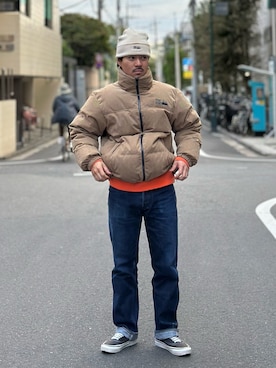 「FIRST DOWN（ファーストダウン）のアイテム（帽子）」を使った、firstdownkichijojiさん（メンズ・171cm）の秋コーディネート