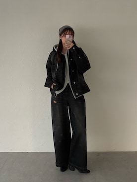 「ONCILY（オンシェリー）のアイテム」を使った、CHIHAさん（レディース・170cm）の春コーディネート