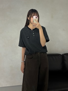 「ONCILY（オンシェリー）のアイテム」を使った、CHIHAさん（レディース・170cm）の夏コーディネート