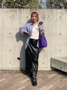 「HEREIAM（ヘレイアム）のアイテム」を使った、ゆりさん（レディース・159cm）の春コーディネート