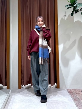 ゆりさん（レディース・159cm）の秋コーディネート