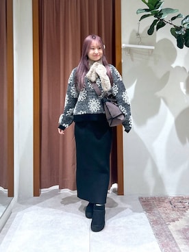 「Minnetonka（ミネトンカ）のアイテム」を使った、ゆりさん（レディース・159cm）の秋コーディネート
