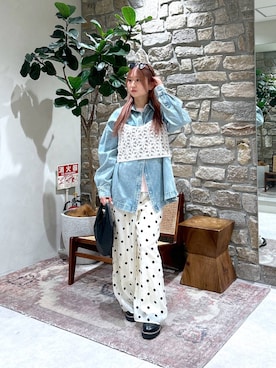 「春服みてみて」｜ゆりさん（レディース・159cm）の春コーディネート