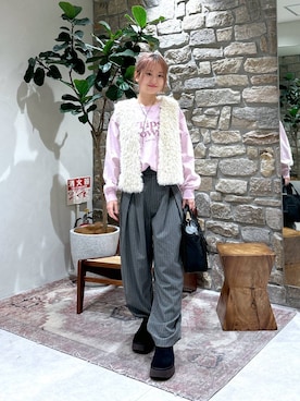 ゆりさん（レディース・159cm）の冬コーディネート